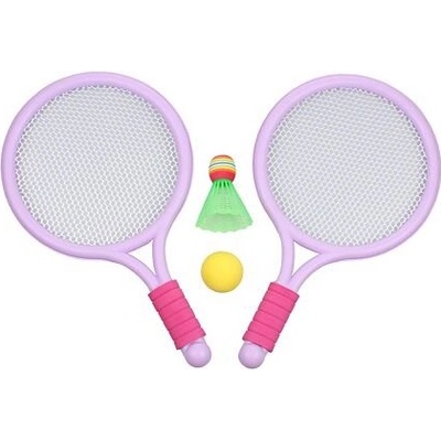 Racket Ball Games sada pálok s loptičkami fialová