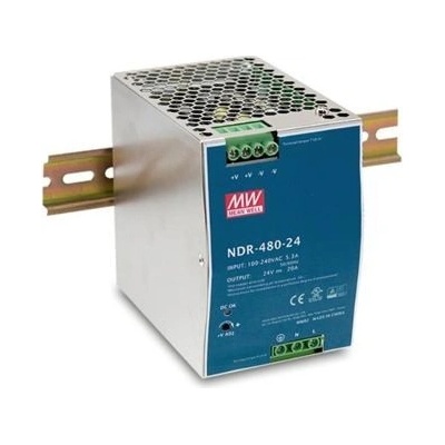 Zdroj na DIN lištu Mean Well NDR-480-48, 48V/10A