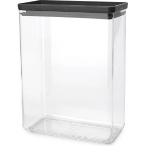 Brabantia Контейнер за съхранение на храна TASTY PLUS, 5, 4 л, тъмносив, пластмаса, Brabantia (BRAB229985)