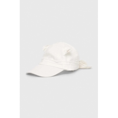 Mayoral Детска шапка Mayoral в бяло с фина плетка от памук (10417.4H.CZAPKI)