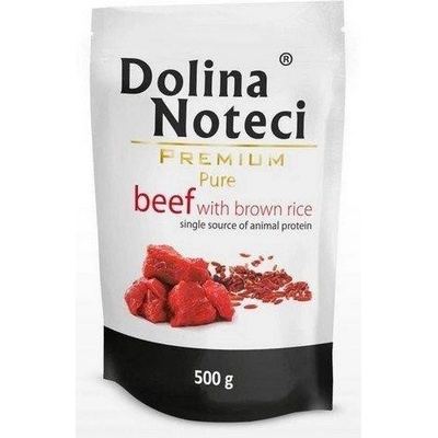 Dolina Noteci Premium Pure Beef s hnedou ryžou 10 x 500 g