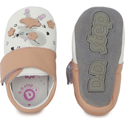 D.D.step Kožené capáčky K1596-360 White