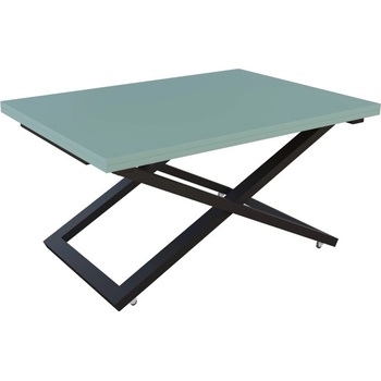 IVM BG Разтегателна маса Валенсия с повдигащ механизъм - зелен дъск блу