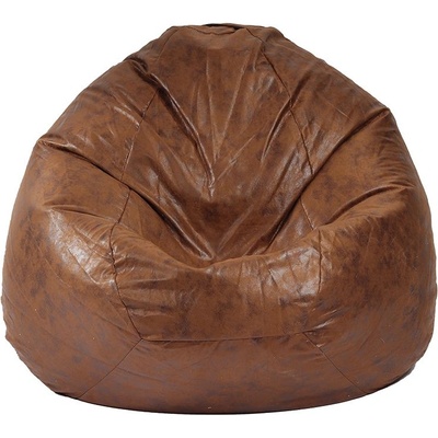 PUFRELAX Пуф, круша, 520л. , Nirvana Gigant - Iced Coffee, Перящ се калъф, Пълнеж от Полистиролни перли, Гама Premium, 8416 (PUF-G-NGG-PT-CAF)