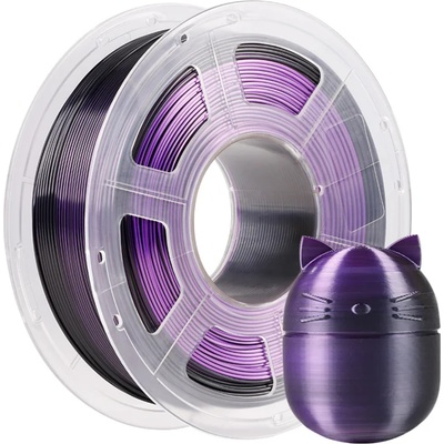 Anycubic PLA Silk Dual Color Black Purple - 1, 75 mm / 1000 g (6974662352675)