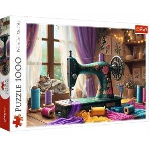 Trefl Puzzle - 1000 - My tailoring workshop Trefl 10952
