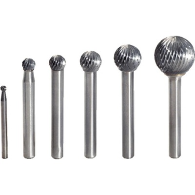 KS Tools 515.3282 frézovacie kolík tvrdokov guľa 6.0 mm Dĺžka 51 mm Vonkajší Ø 6 mm Pracovná dĺžka 51 mm