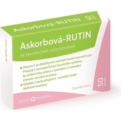 Rosen Askorbová Rutin 50 tablet