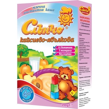 Слънчо кайсиево - ябълкова млечна каша - 200 г