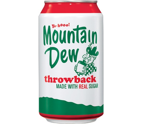 Mountain Dew throwback 355 ml