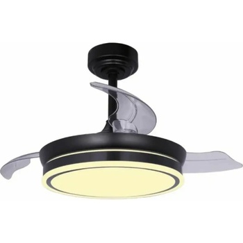 Cristalrecord Вентилатор за таван CristalRecord 85-065-46-180 Черен 45 W Ø 92 cm