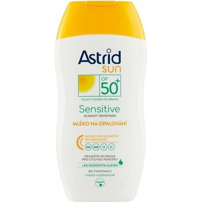 Astrid Sun Sensitive mlieko na opaľovanie pre citlivú pokožku SPF50+ 150 ml