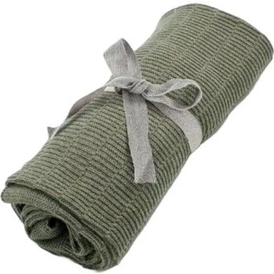 Mamas & Papas Плетено одеяло Mamas & Papas - Khaki, 70 х 90 cm (7883JS701)