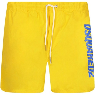 DSQUAred 2 Logo Yellow plavky
