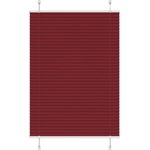 vidaXL Плисирана щора Бордо червено 100x150 cm Ширина на плата 99, 4 cm (4015245)