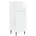 vidaXL Шкаф за баня ZWOLLE Бял гланц 30 x 31 x 79, 5 см (896389)