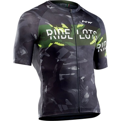 Northwave Blade Short Sleeves Blk/Yellowfluo