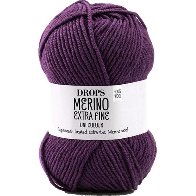 Drops Merino Extra Fine 44 fialová royal