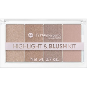 Bell Hypoallergenic палитра с хайлайтъри и ружове 20 гр