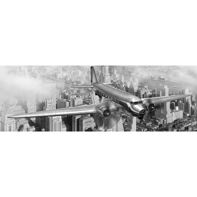 KI180-039 Samolepící fototapeta do kuchyně Airplane 180 x 60 cm