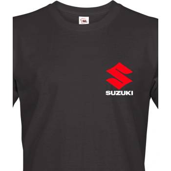 Bezvatriko cz pánské triko Suzuki Canvas pánské tričko s krátkým rukávem 1586 černá