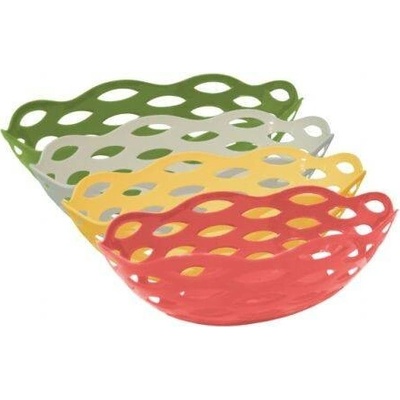 košík 38x21,5x11,0cm ovál PRACTIC, pečivo, plast