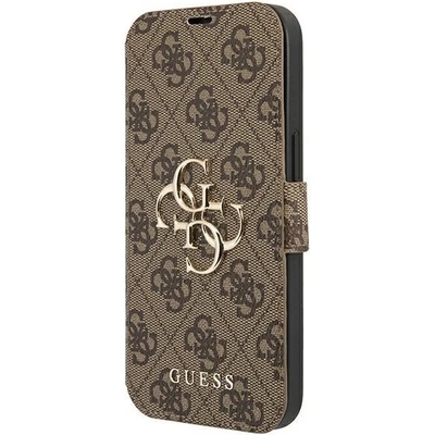 GUESS Калъф Guess GUBKP13X4GMGBR за iPhone 13 Pro Max 6.7"", кафяв / кафяв, 4G Big Metal Logo (GUE001577-0)