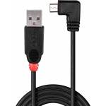 Lindy Кабел Lindy, от USB-A(м) към USB Micro B(м), 1m, черен (31976)