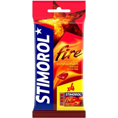 Stimorol skořicové žvýkačky bez cukru 4 x 16,8 g