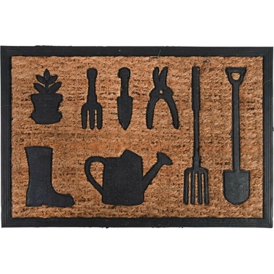ESSCHERT DESIGN BEST FOR BOOTS s kokosovým vláknem Zahradní nářadí přírodní s černou 61 x 40 cm