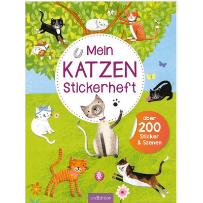Mein Katzen-Stickerheft