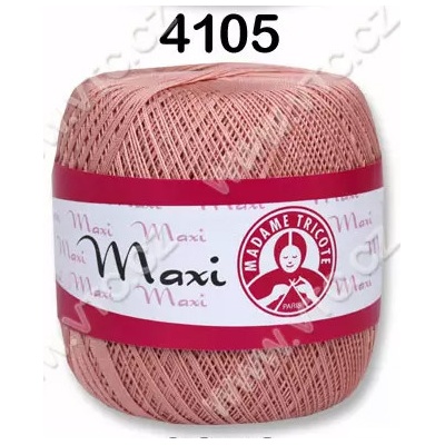 MADAME TRICOTE PARIS Příze Maxi - klasická i Metallic Maxi: 4105 Starorůžová