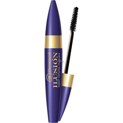 Dermacol Ilusión Mascara super objemová riasenka 01 černá 11 ml