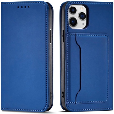 HQWear Калъф с отделение за карти Magnet Card Case за iPhone 12 Pro, син (9145576250792)