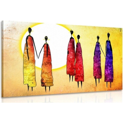 Obraz africké ženy - 150x100