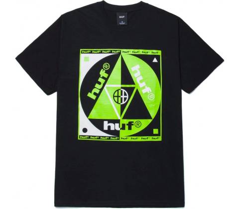 HUF Blue Code Tee black