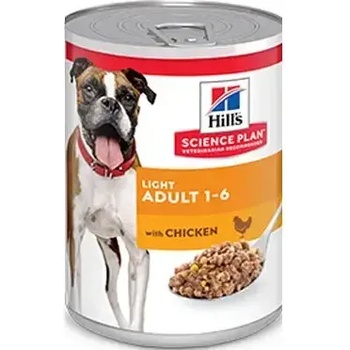 Image 1 of Hill's Храна за куче - Консерва HILLS CAN Dog Adult Light 370g