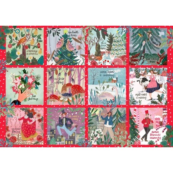 Pieces & Peace - Puzzle 12 Days of Christmas - 2 000 piese