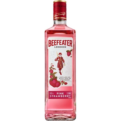 Beefeater Pink Gin Strawberry 37,5% 1 l (holá láhev)
