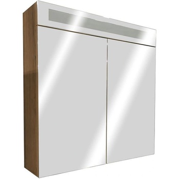 Triano Шкаф горен с 2 огледални врати и led осветление, Орегон, 34140 (73093)
