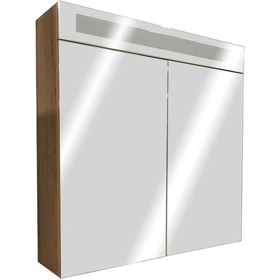 Triano Шкаф горен с 2 огледални врати и led осветление, Орегон, 34140 (73093)