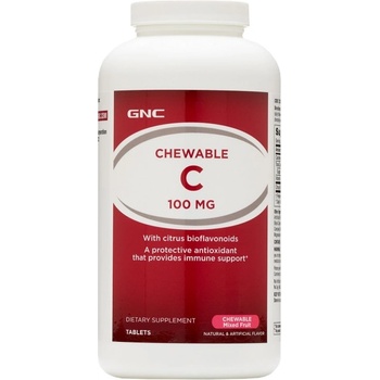 Image 1 of GNC Vitamin C 100 mg [90 Дъвчащи таблетки]