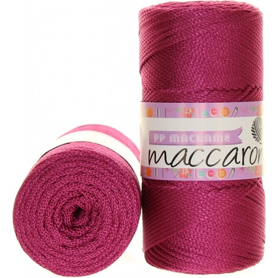 Maccaroni PP Macrame 160 purpurová
