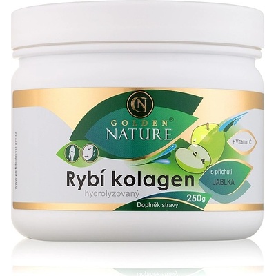 Golden Nature Rybí kolagen + vitamín C jablko 250 g