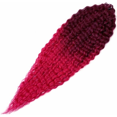 BraidOrDie Vlnitý Kanekalon Ariel 55cm 100gr T4/IRed5