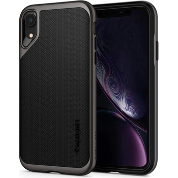 Spigen Neo Hybrid Case - хибриден кейс с висока степен на защита за iPhone XR (черен-сив)