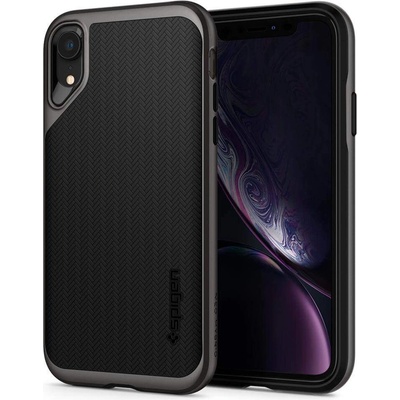 Spigen Neo Hybrid Case - хибриден кейс с висока степен на защита за iPhone XR (черен-сив)