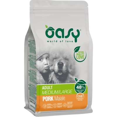 Oasy One Animal Protein Adult M/L Bravčové mäso 12 kg