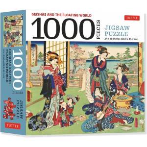  Пъзел Tuttle Publishing от 1000 части - Гейшите и плаващият свят (9780804854290)