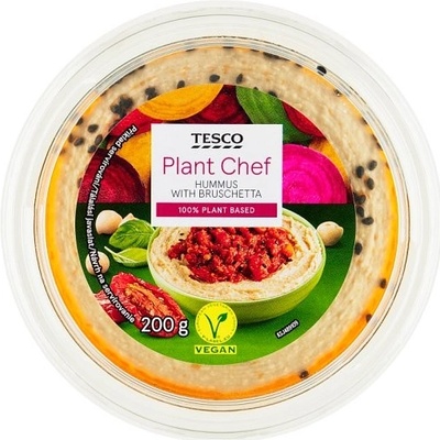 Tesco Plant Chef Cícerovo-sezamová nátierka s pastou z polosušených paradajok 200 g